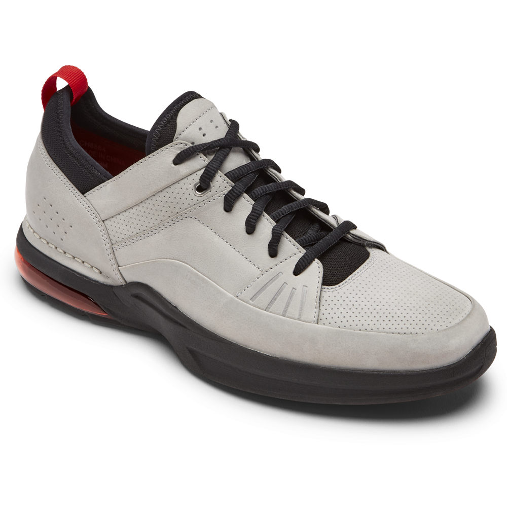 Zapatillas Rockport Hombre Mexico - Howe Street Lace Up Grises - ELGQB8346